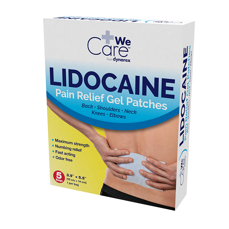 Lidocaine Pain Relief Gel-Patch, 10 cm x 14 cm