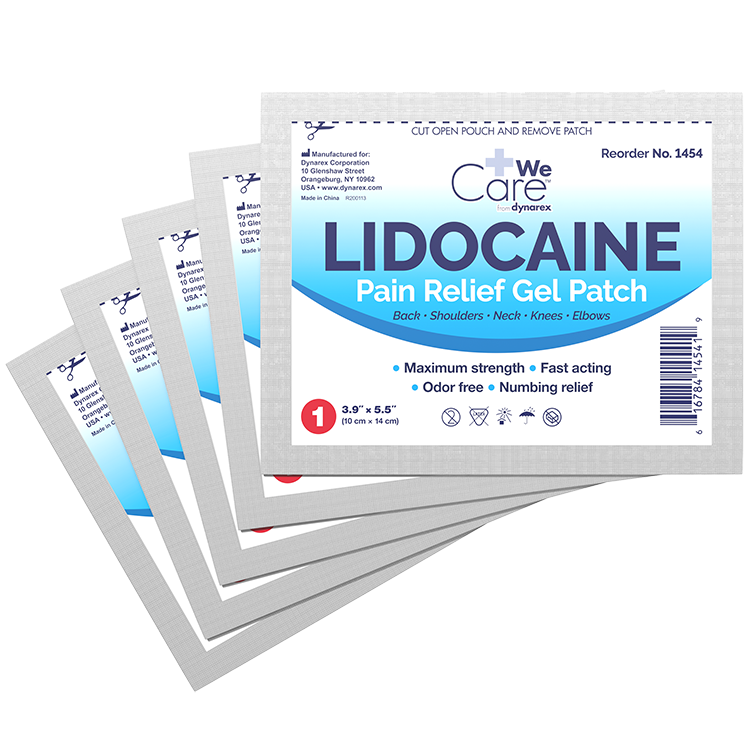 Lidocaine Pain Relief Gel-Patch, 10 cm x 14 cm