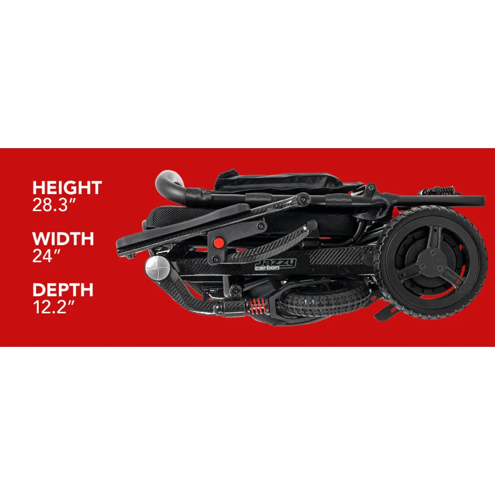 Pride Jazzy Carbon Ultralight weight Power Wheelchair