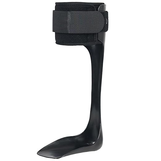 AFO Drop Foot Brace, Medical Ankle Foot Orthosis, Lightweight Foot Support Stabilizer, Drop Foot Postural Correction Brace for Men and Women