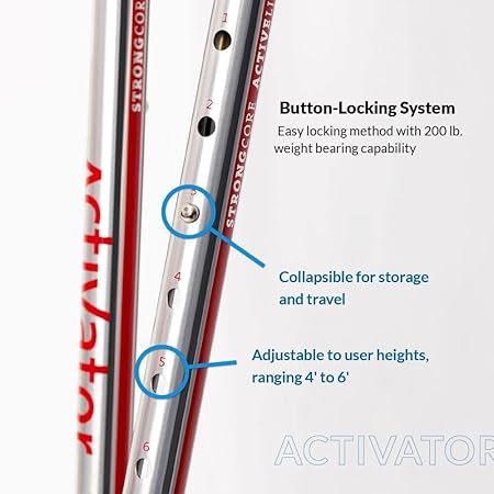 Urban Poling ACTIVATOR™ Poles for Balance and Rehab/Stability/Walking/Nordic Walking Poles