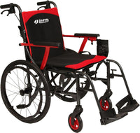 Journey SoLite C2 Ultra Lightweight Wheelchair for Adults – Foldable, Portable Manual Chair with Patterned Frame