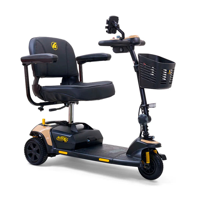 Golden Tech GB121B Buzzaround XLS-HD 3-Wheel Portable Scooter with Suspension