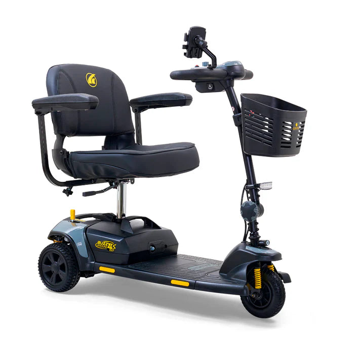 Golden Tech GB121B Buzzaround XLS-HD 3-Wheel Portable Scooter with Suspension