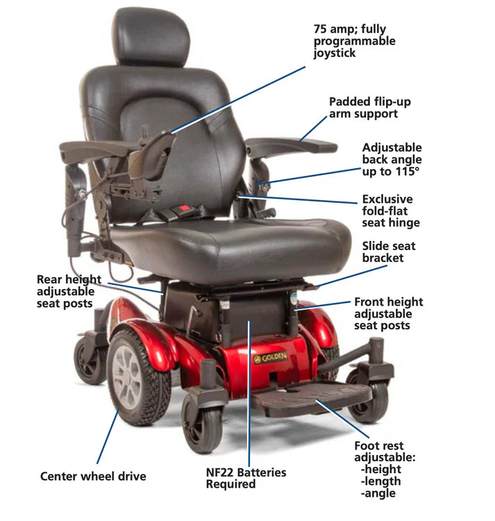 Golden Tech Compass HD Bariatric Power Chair