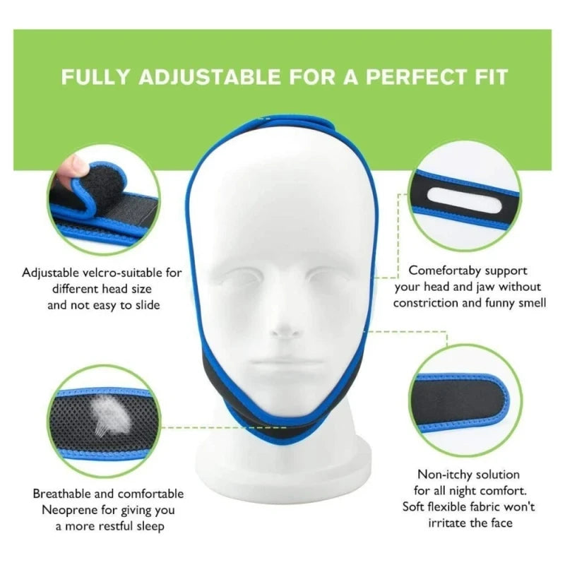 BLUE JAY ANTI SNORING CHIN STRAP SLEEP BELT