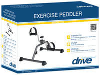 Exercise Peddler with Attractive Silver Vein Finish