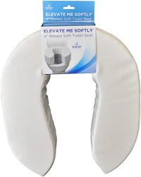 Blue Jay ‘Elevate Me Softly’ - Toilet Seat Cushion Riser or Lift Bathroom Accessory to Accommodate Elderly / Disabled │Lightweight, Portable, Adjustable hook and loop for Easy Fit │Size: 14" x 16" x 2