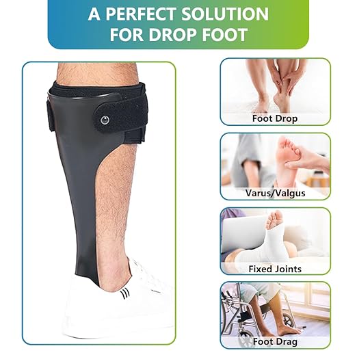AFO Drop Foot Brace, Medical Ankle Foot Orthosis, Lightweight Foot Sup ...