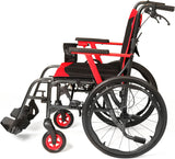 Journey SoLite C2 Ultra Lightweight Wheelchair for Adults – Foldable, Portable Manual Chair with Patterned Frame