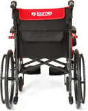 Journey SoLite C2 Ultra Lightweight Wheelchair for Adults – Foldable, Portable Manual Chair with Patterned Frame