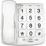Large Button Landline Phone with Speaker for The Elderly - Wall Mountable