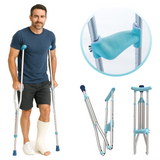 Ergo Walk® Ergonomic Foldable Crutches