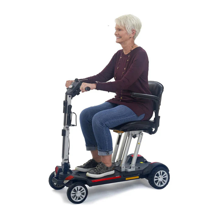 Golden Tech GB120-BC Buzzaround Carry-On Travel Scooter with Travel Battery and Protective Case