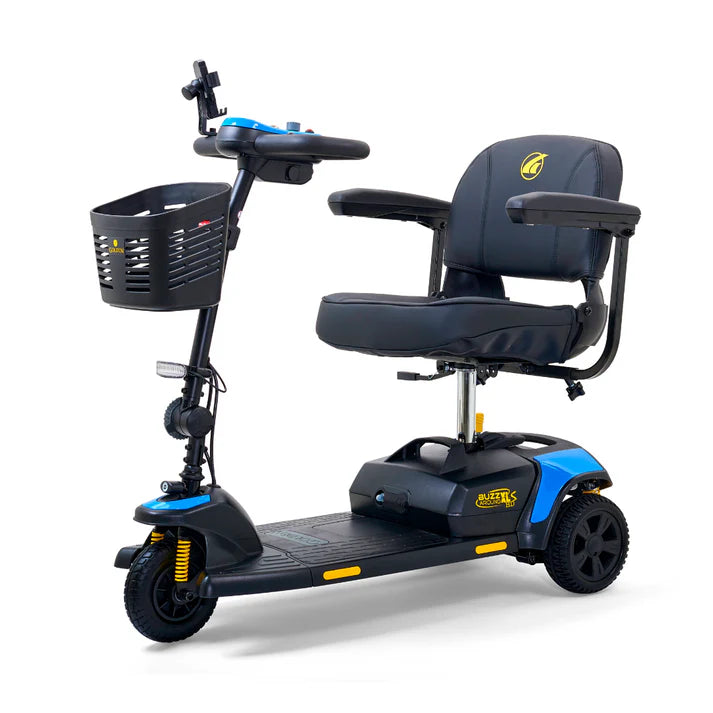 Golden Tech GB121B Buzzaround XLS-HD 3-Wheel Portable Scooter with Suspension