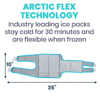 Knee ice wrap