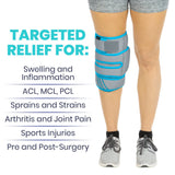 Knee ice wrap