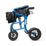 SEATA Rollator by Strongback Mobility Folding Rollator with Seat and Posture Control Back