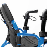 SEATA Rollator by Strongback Mobility Folding Rollator with Seat and Posture Control Back