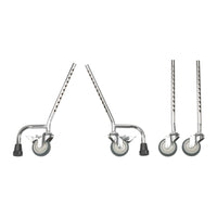 First Class School Chair Legs with Casters, Large, Pack of 4