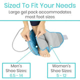 Ankle compression wrap