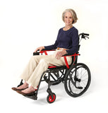 Journey SoLite C2 Ultra Lightweight Wheelchair for Adults – Foldable, Portable Manual Chair with Patterned Frame