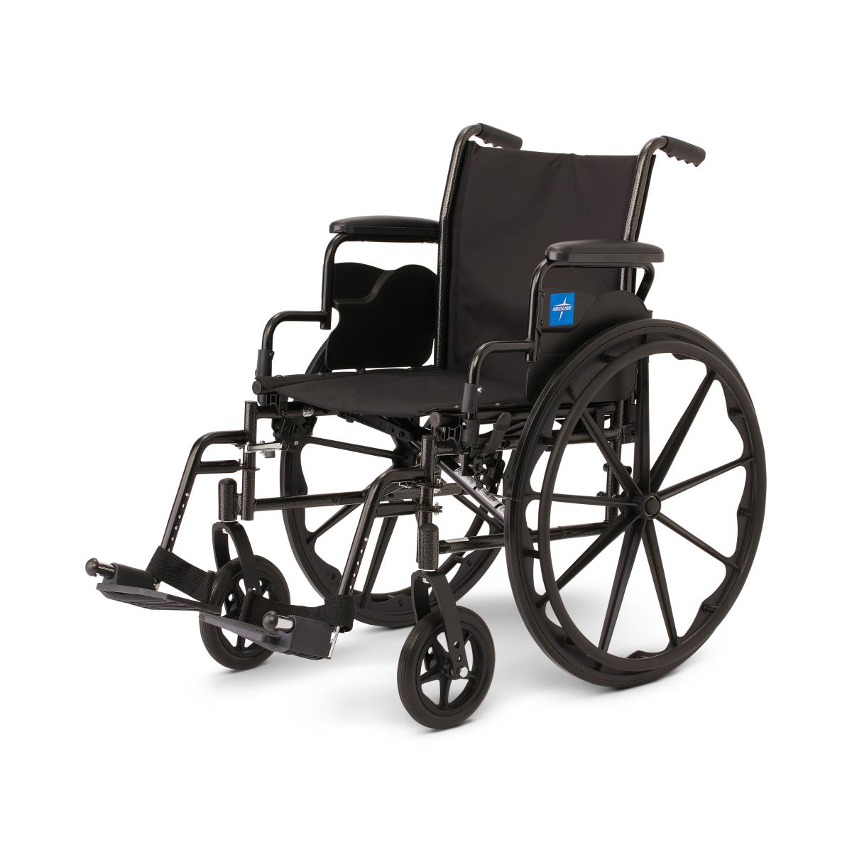 Wheelchair with Nylon Upholstery  18" Width
