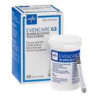 Medline BLOOD GLUCOSE STRIPS Evencare G3