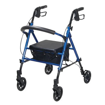 Rollator with 6" wheels, Height Adjustable