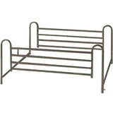Full length home-style bed rail