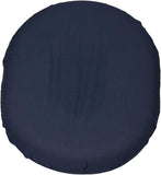 Foam Ring Cushion, Removable Cover, Navy Cover, 16 inches