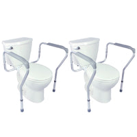 Toilet safety rails